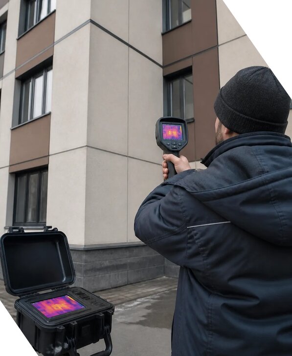Тепловизионное обследование зданий и сооружений в Павловском Посаде